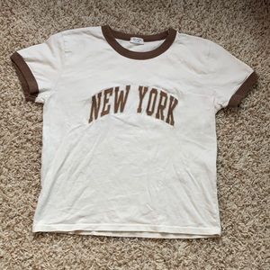 new york crop top